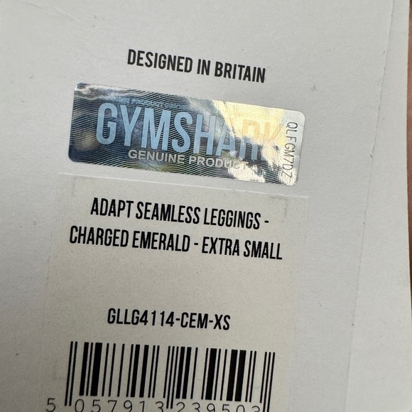 Gymshark Adapt Seamless Leggings Emerald - Picture 7 of 9